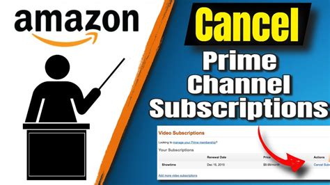 how to cancel a prime channel subscription